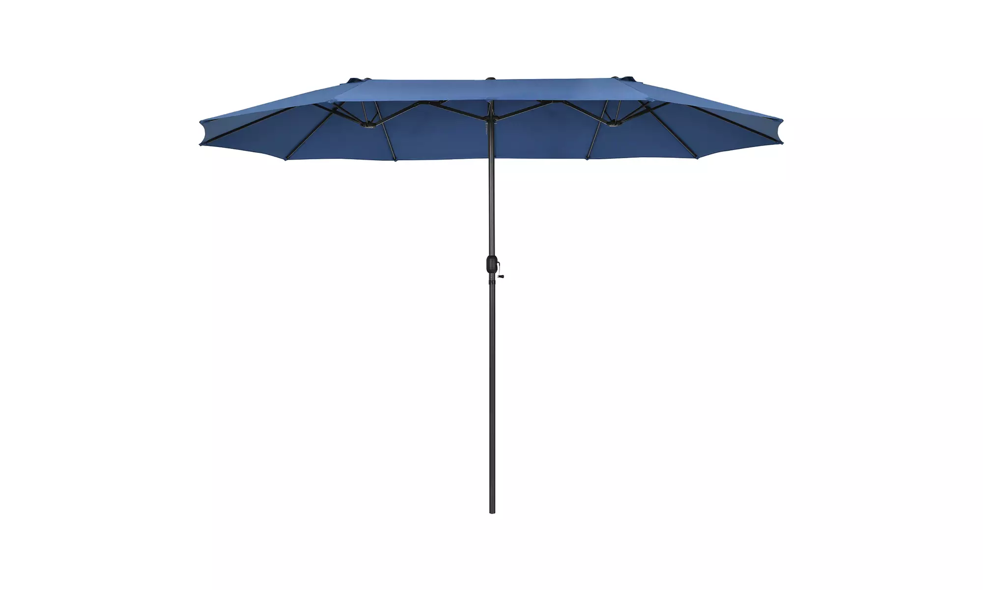 Costway 15FT Patio Double-Sided Umbrella Crank Outdoor Garden Market Sun Shade