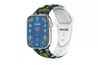 Waloo Hanukkah Fun Silicone Sport Replacement Bands For Apple Watch - All Series - Second Medium
