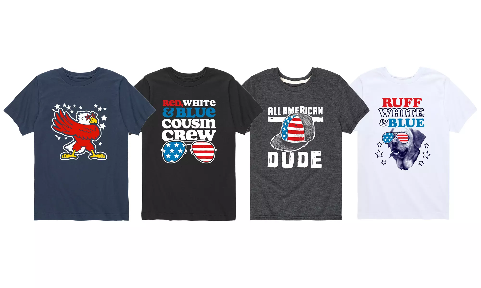 Boys 4th of July T-Shirts (Youth Sizes) - Primary Image