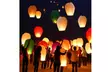 Sky Lanterns - 100% Biodegradable Paper Lanterns (10, 20, 30, or 40 Pack) - Second Medium