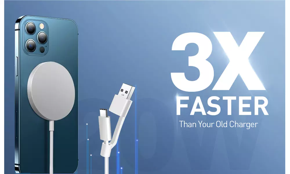 MagSafe Charger Pad Wireless Type C 15W Fast Charger For iPhone 12 /13 Pro/13