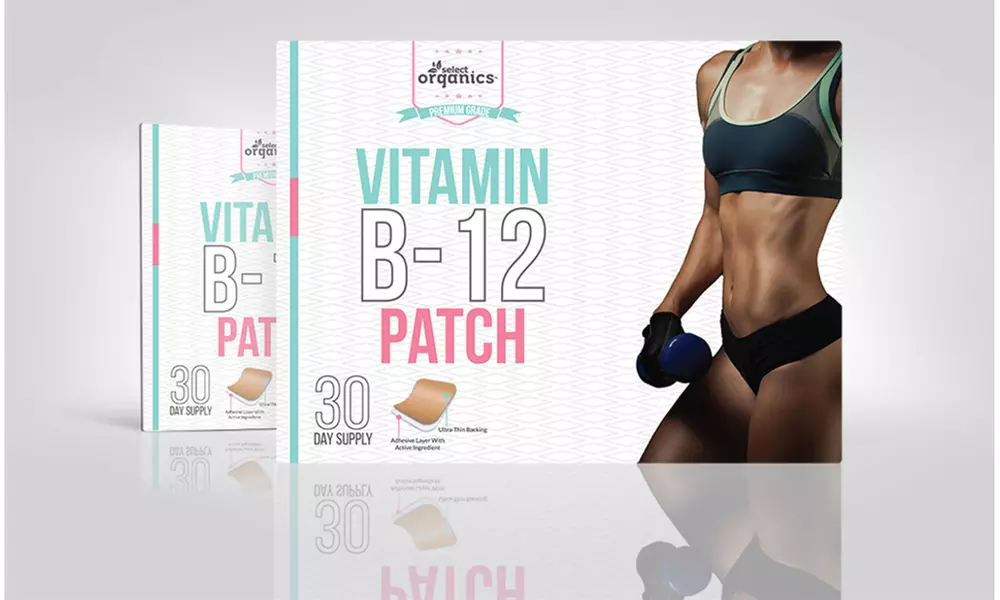 Select Organics Vitamin B-12 Patches (30- 60- or 90 Day Supply)
