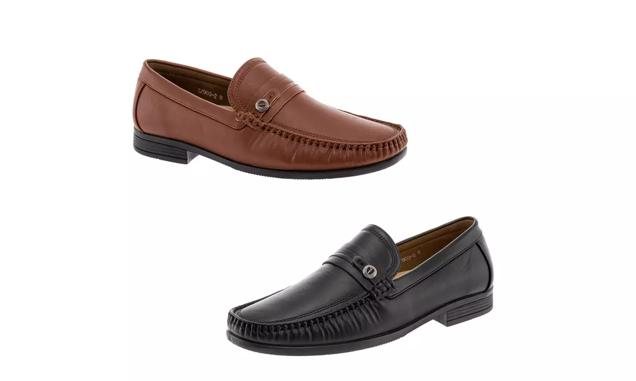 Franco Vanucci Men's Larry Moc Toe Dress Loafers  - Primary Image