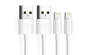 Lightning to USB Cable - 2 Pack Charger - for Apple iPhone and iPad