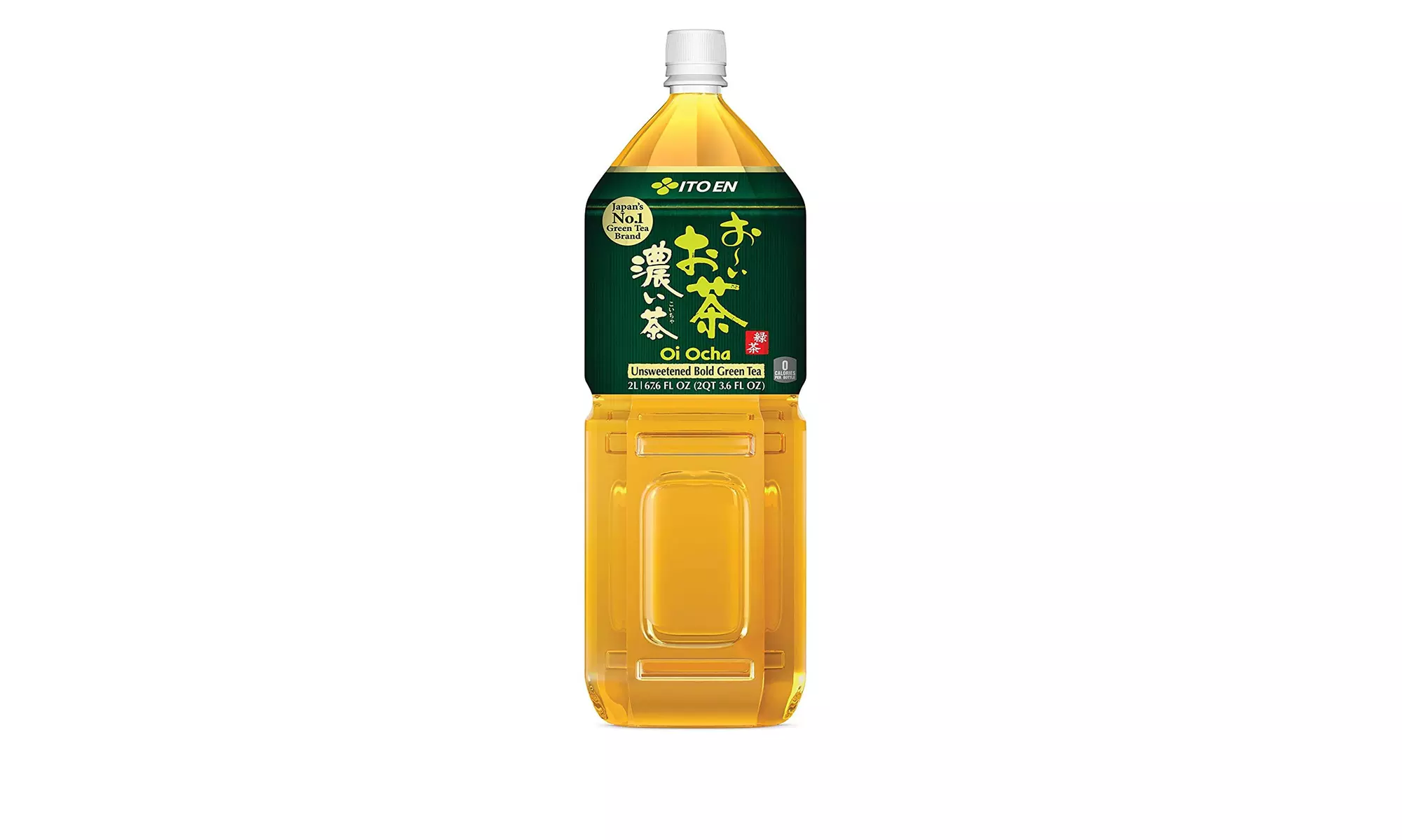 Oi Ocha Unsweetened Bold Green Tea 2 Liter Bottle (Pack of 6) - Primary Image