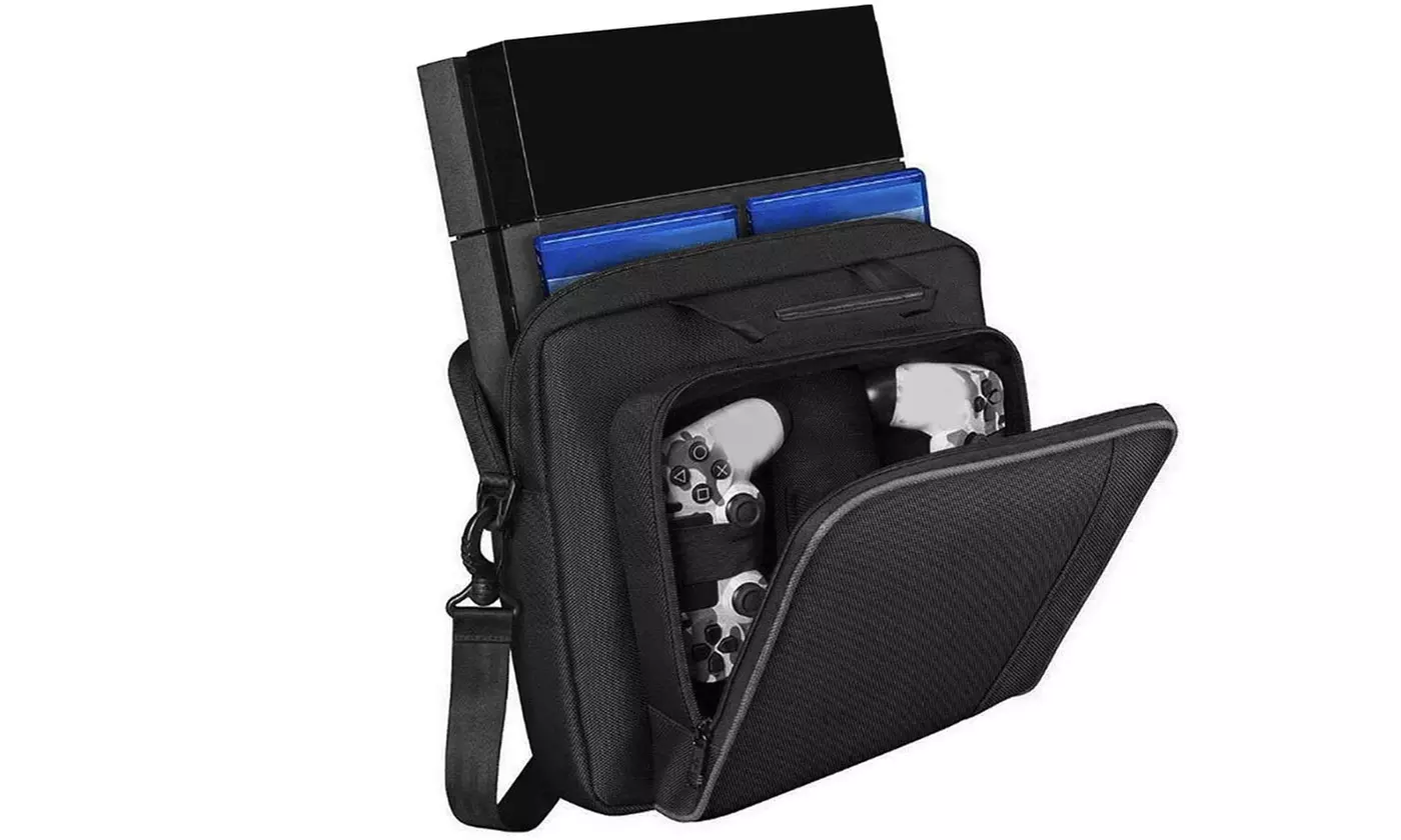 iMounTEK PlayStation 4 Console Padded Travel Carrying Case w/ Shoulder Strap - Primary Image