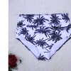 Image 6: Women's Sexy Print Backless Bikini Sets High Waist Swimwear Swimsuit
