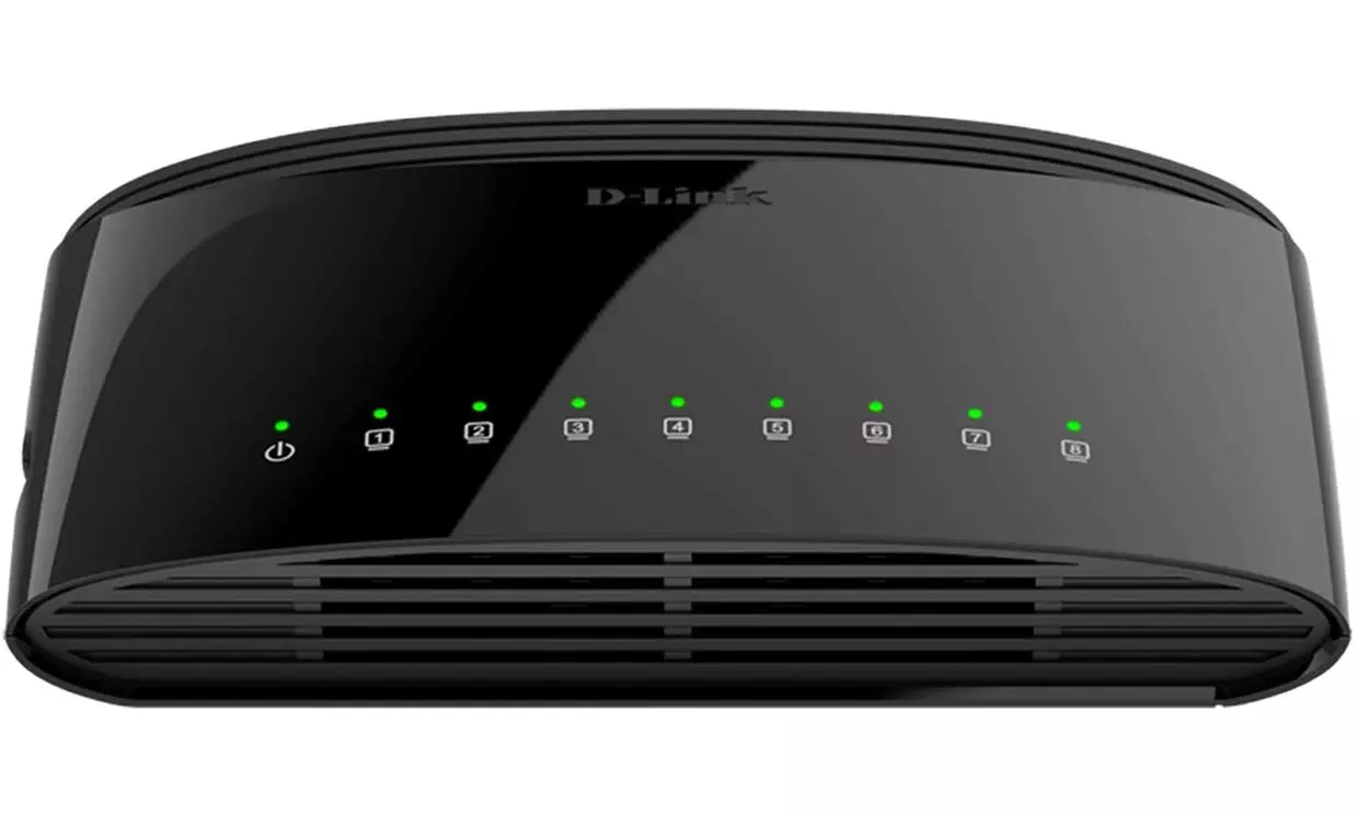 D-Link Ethernet Switch, 8-Port (DGS-1008G) - Primary Image