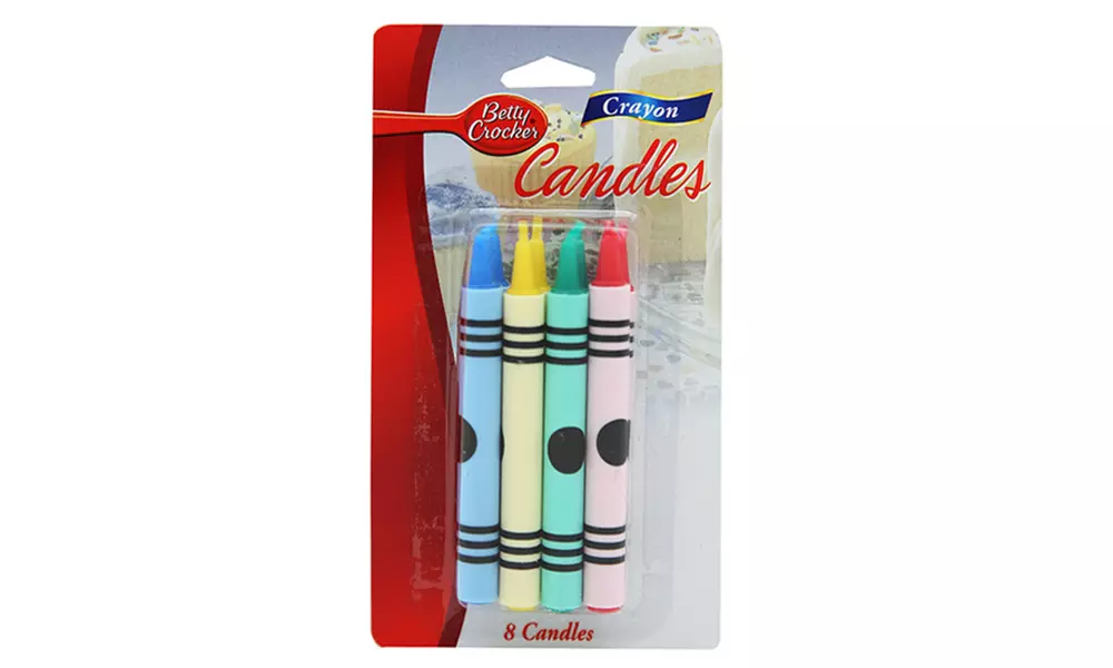 Betty Crocker Crayon Birthday Party Candles (16 Count) - Primary Image