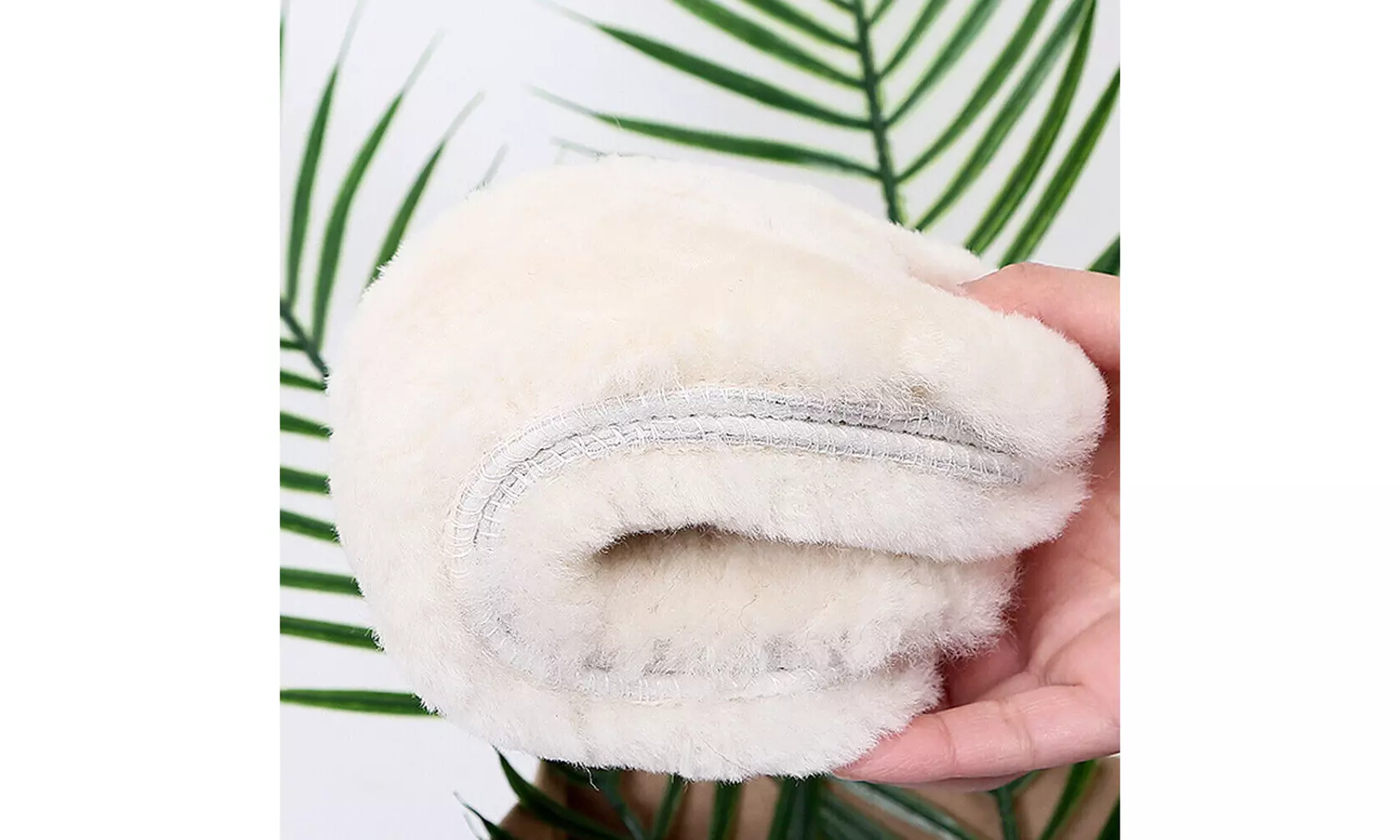 US 1-2 Pairs Thick Sheepskin Fleece Cozy Insoles Insert Slipper Boot Reline Pads