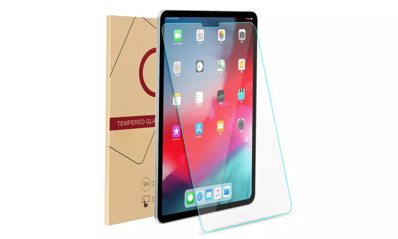 Ipad Screen Protector Clear Tempered Glass Clarity Ultra Smooth  - Second Medium