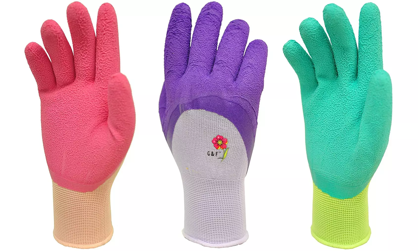 Women Gardening Gloves with Micro Foam Coating and Texture Grip (3 Pair) - Primary Image