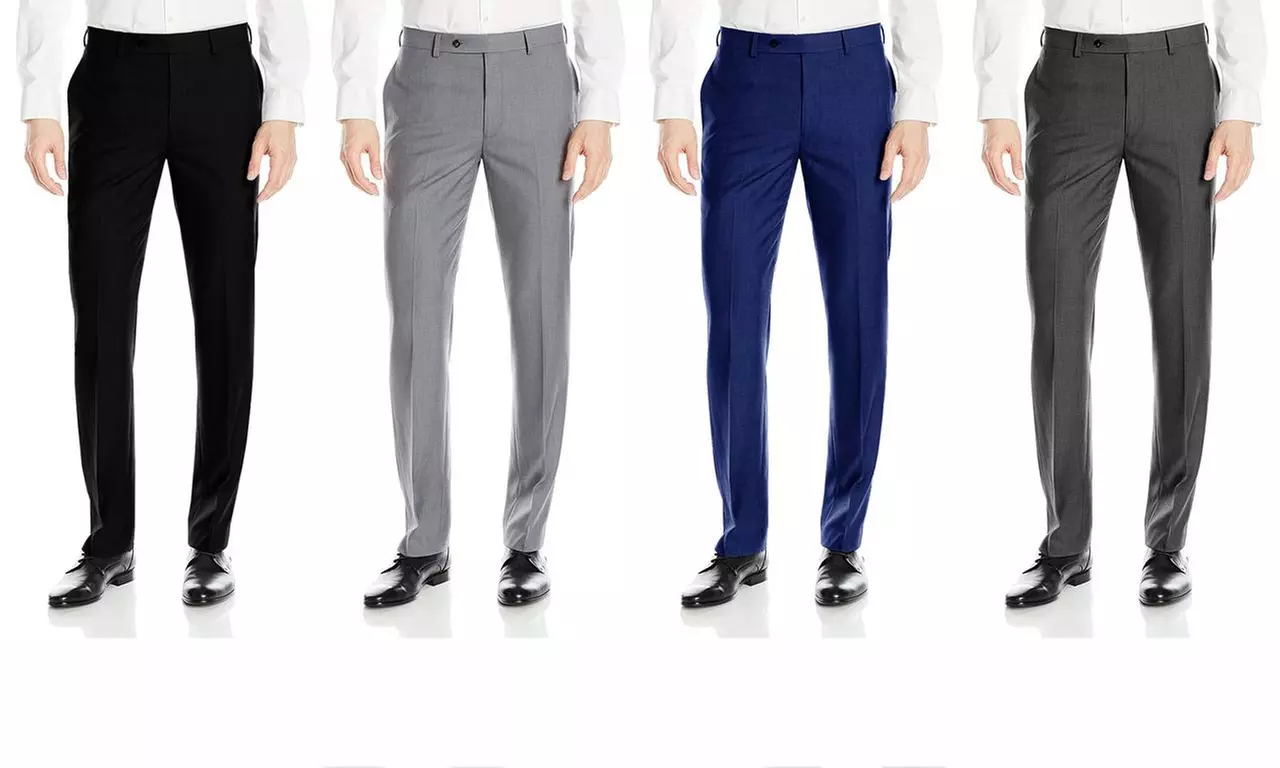 Fino Uomo Men's Slim Fit Dress Pants  - Primary Image