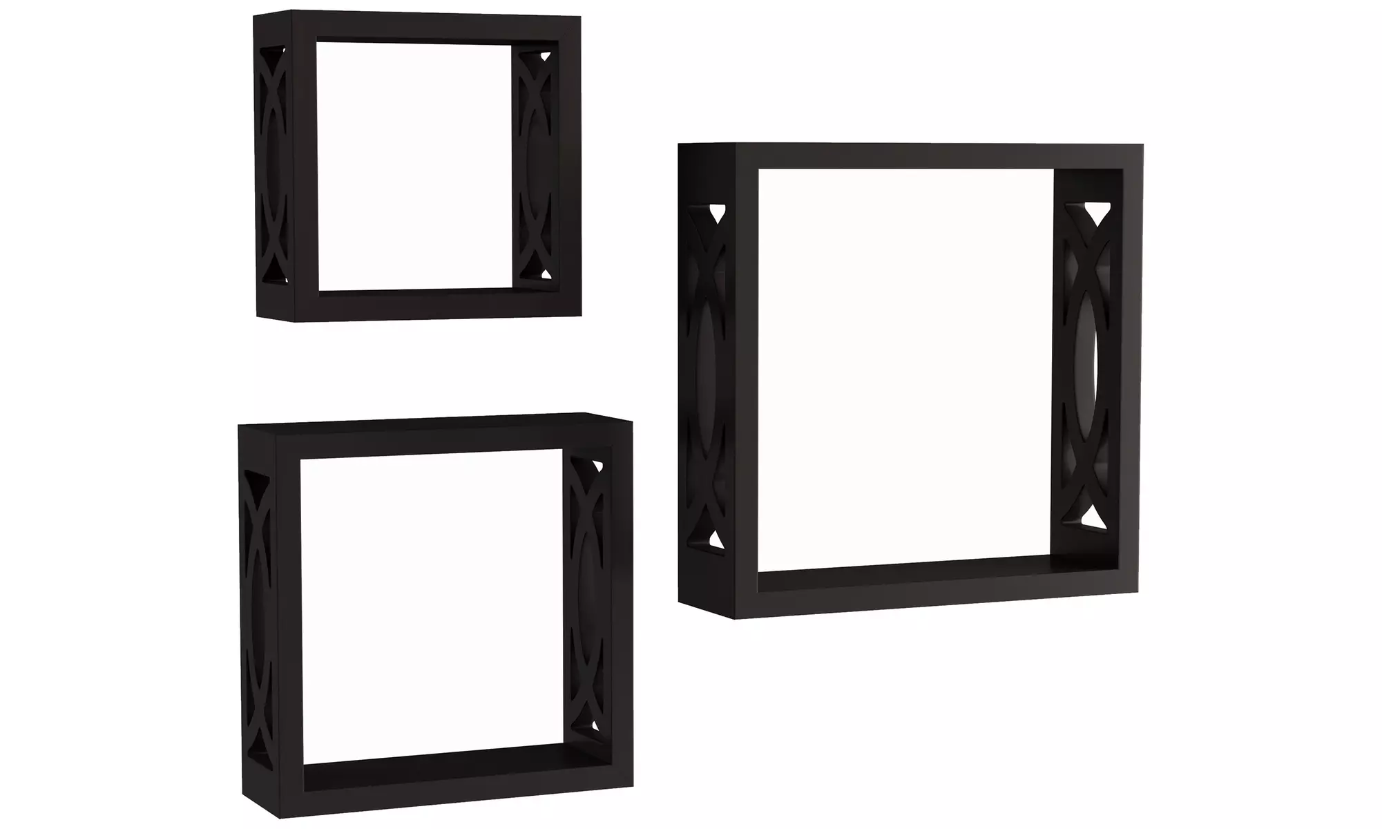 Lavish Home Floating Open Cube Wall Shelves - Primary Image
