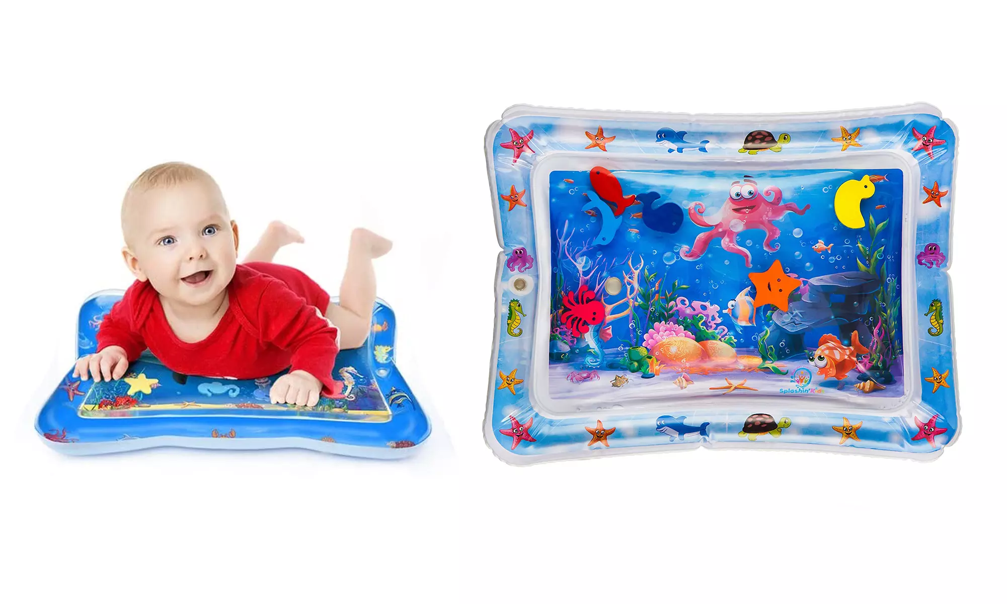 Baby Water Mat Infant Toy Inflatable Play Mat Floor Activity Crawling for Kids - Primary Image