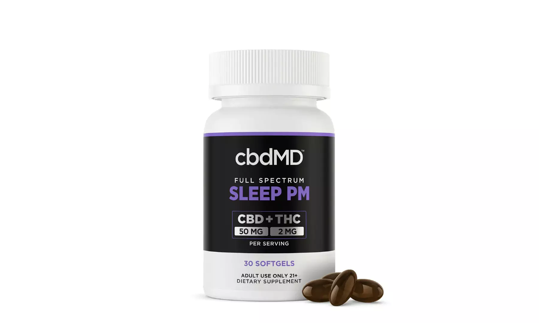 Sleep, Focus, & Calming CBD Capsules (Multiple Options) from cbdMD