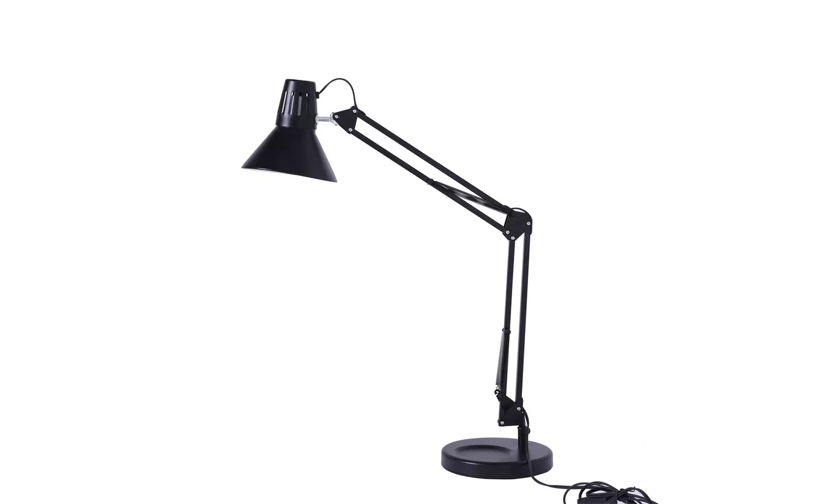 Heavy Base Architect Spring Balanced Swing Arm Desk Lamp Table Lamp Black - Primary Image