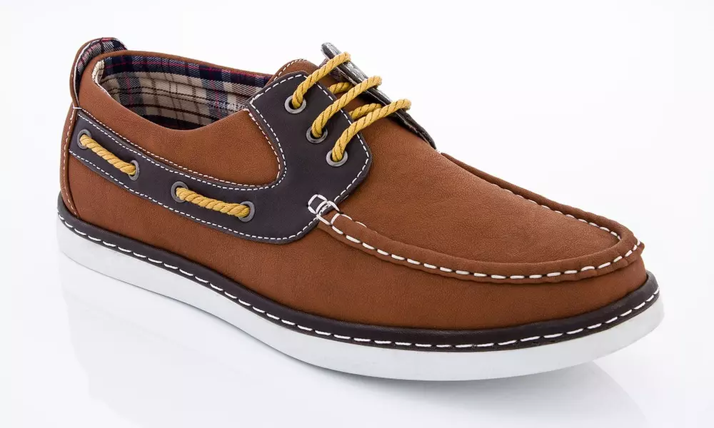 Adolfo Yacht Men's Two tone Boat shoes - Second Medium