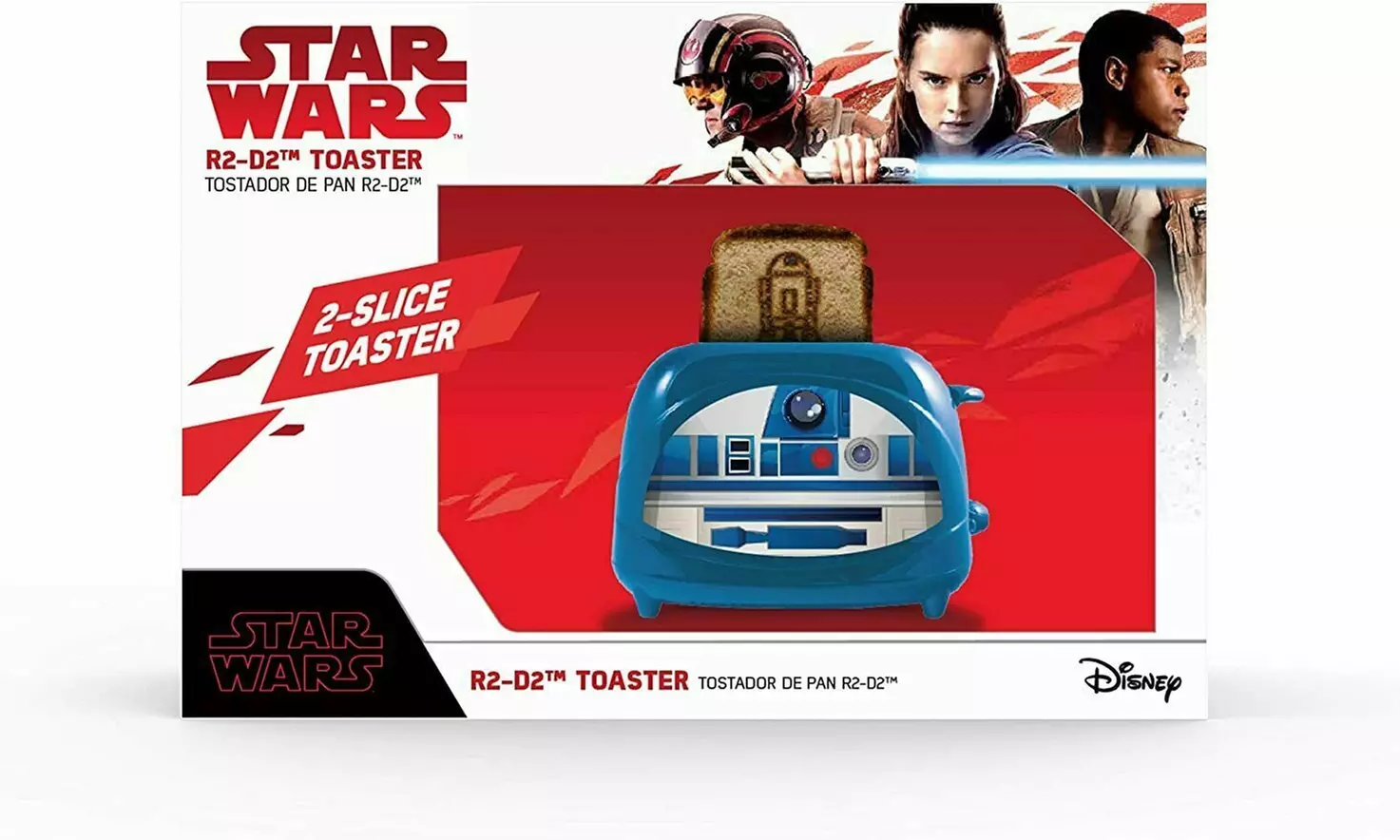 Uncanny Brands Star Wars R2-D2 Empire 2-Slice Toaster- Toasts Iconic Droid - Second Medium