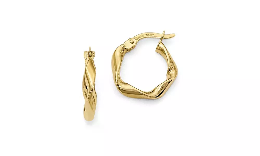 10k Gold Earrings - Primary Image