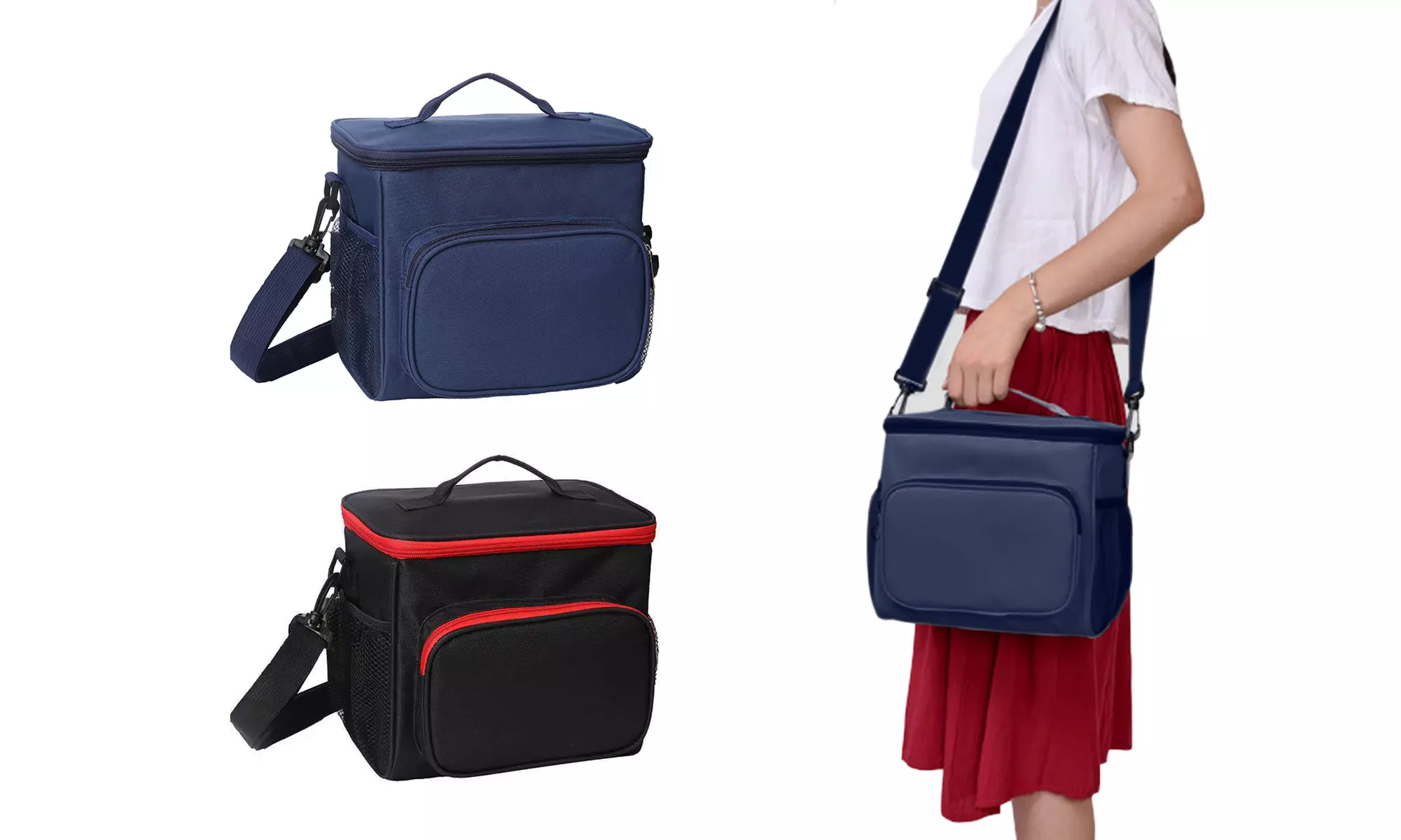 Portable Lunch Box Insulated Lunch Bag Durable Reusable Lunch Cooler Tote
