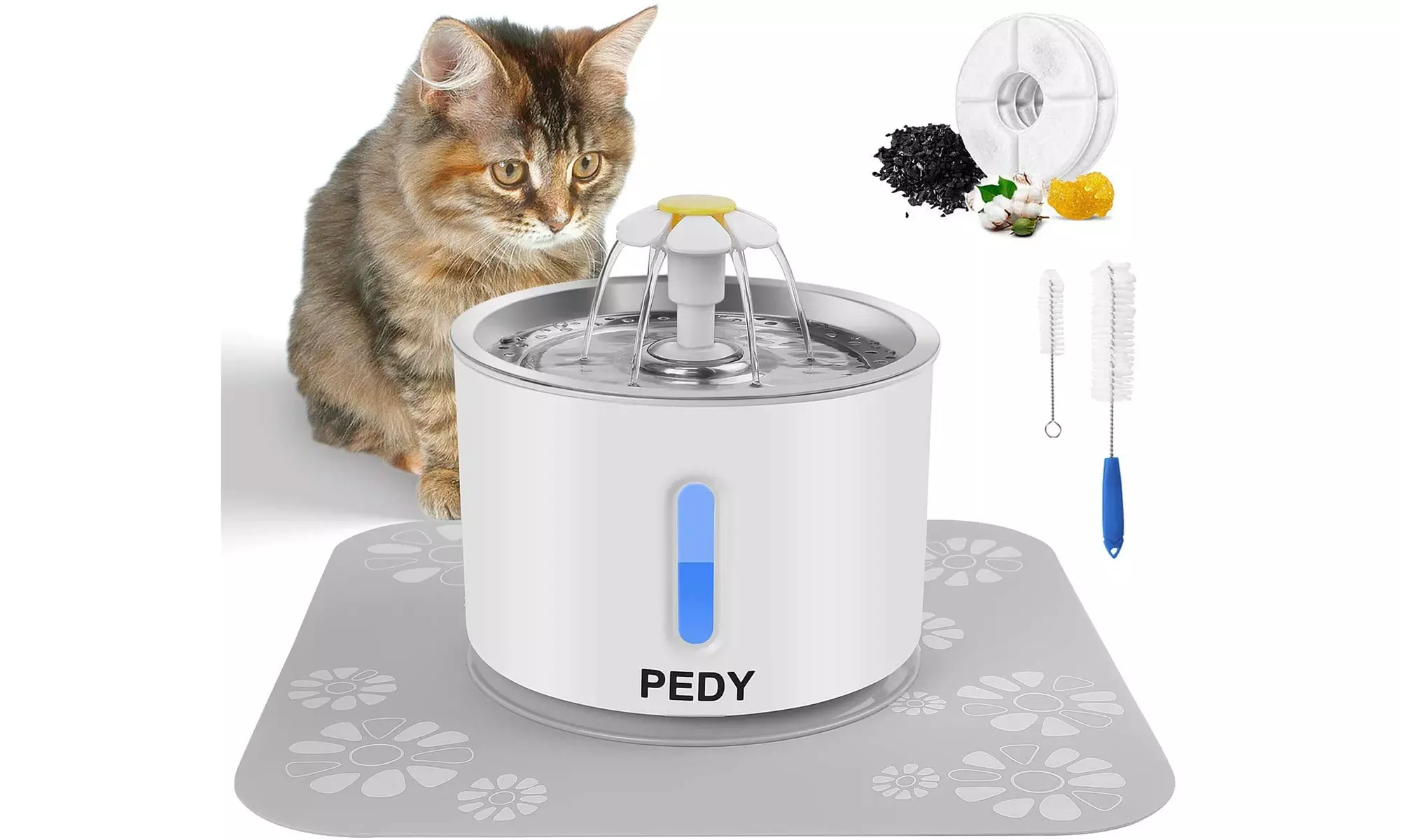 Cat Water Fountain, 2.4L Automatic Pet Fountain - Primary Image