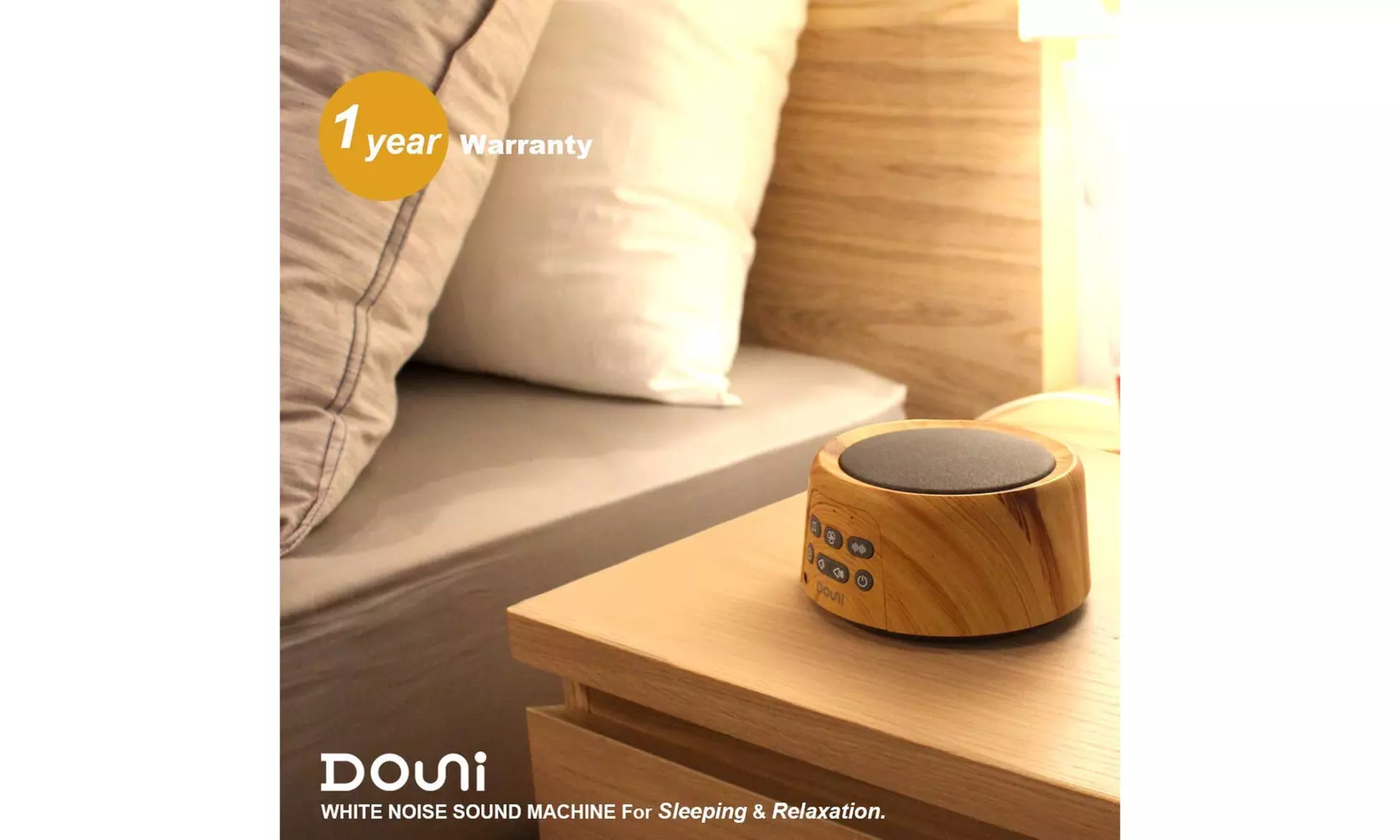 Douni sleep sound machine - white noise machine with 24 soothing sounds - Second Medium
