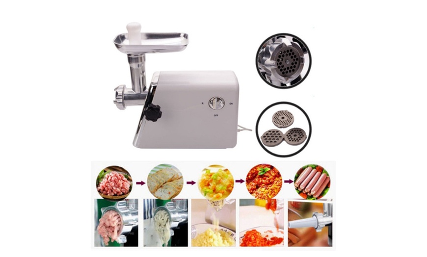 Convenient 1300w Industrial Electric Meat Grinder Electric Stock Steel