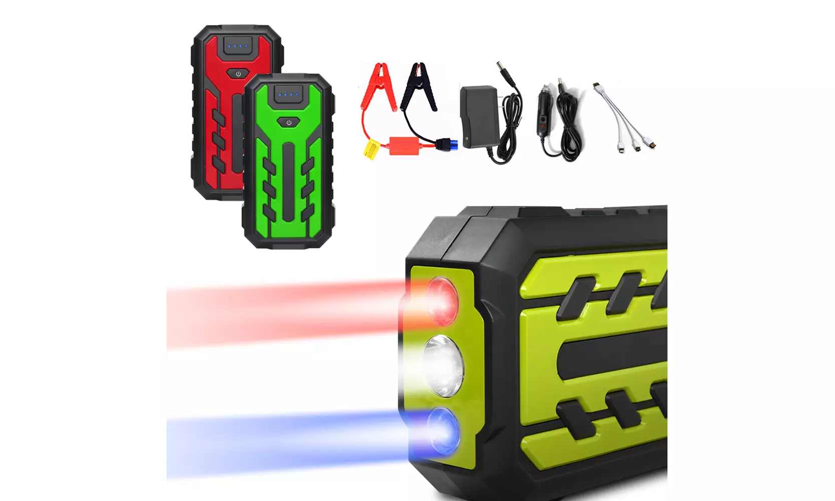 28000mAh Car Jump Starter Box Battery Charger Pack Booster Portable Power Bank - Primary Image
