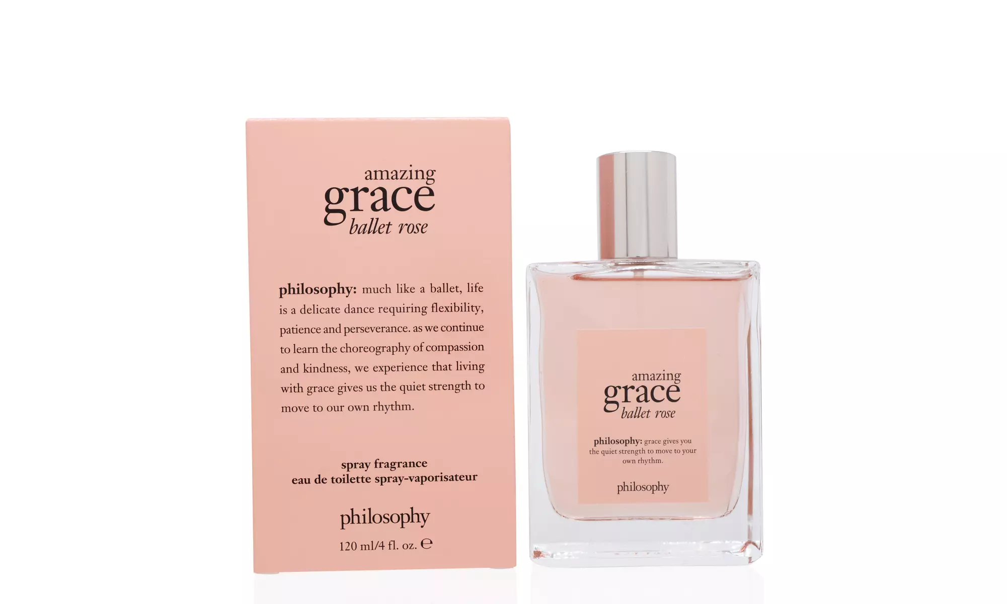 Amazing Grace Ballet Rose by Philosophy Eau De Toilette Spray 4.0 Oz for Women