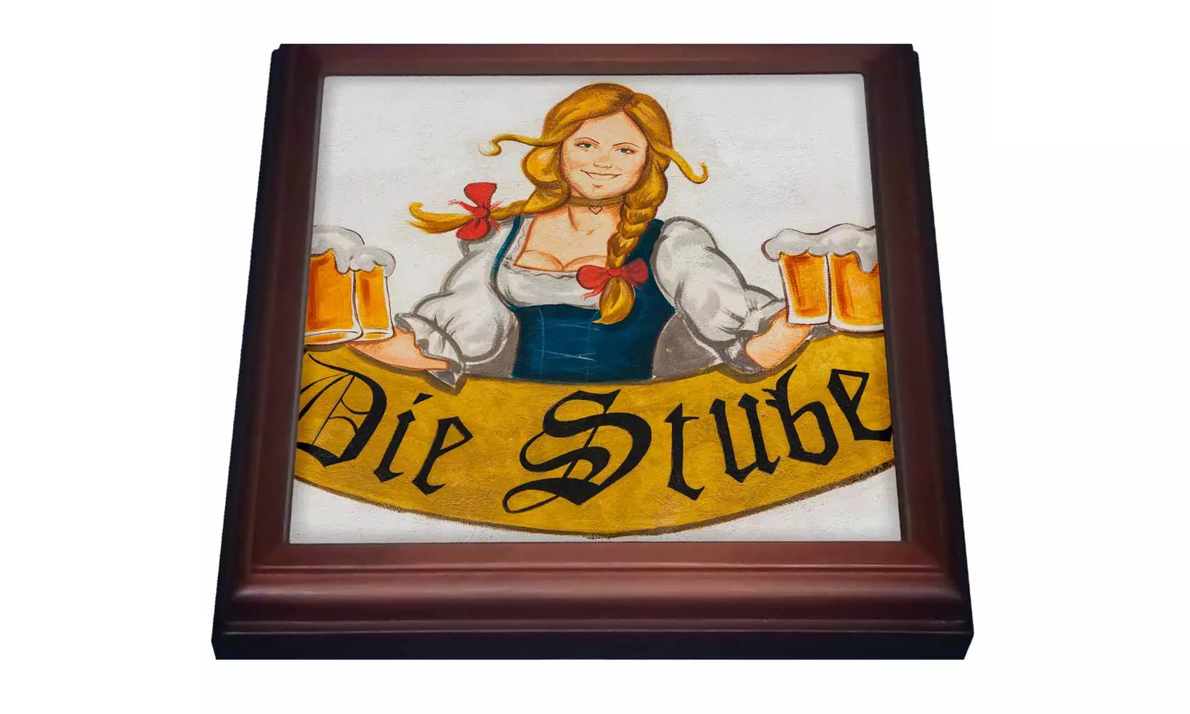 Romania Transylvania Brasov sign for Die Stube German style pub - Primary Image