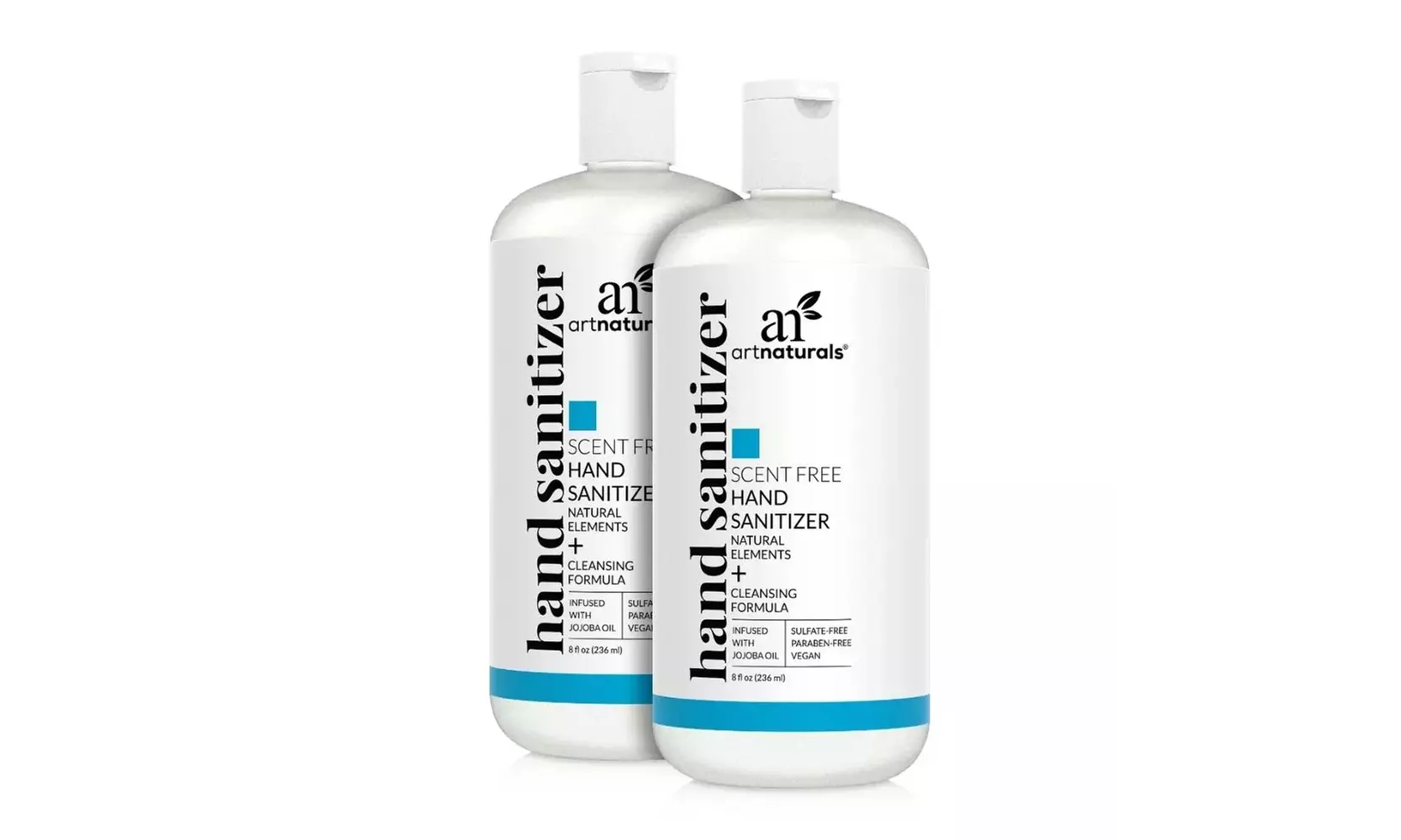 Artnaturals Hand Sanitizer Unscented - Fragance Free - 2 Pack (8 Fl Oz / 236 ML) - Primary Image