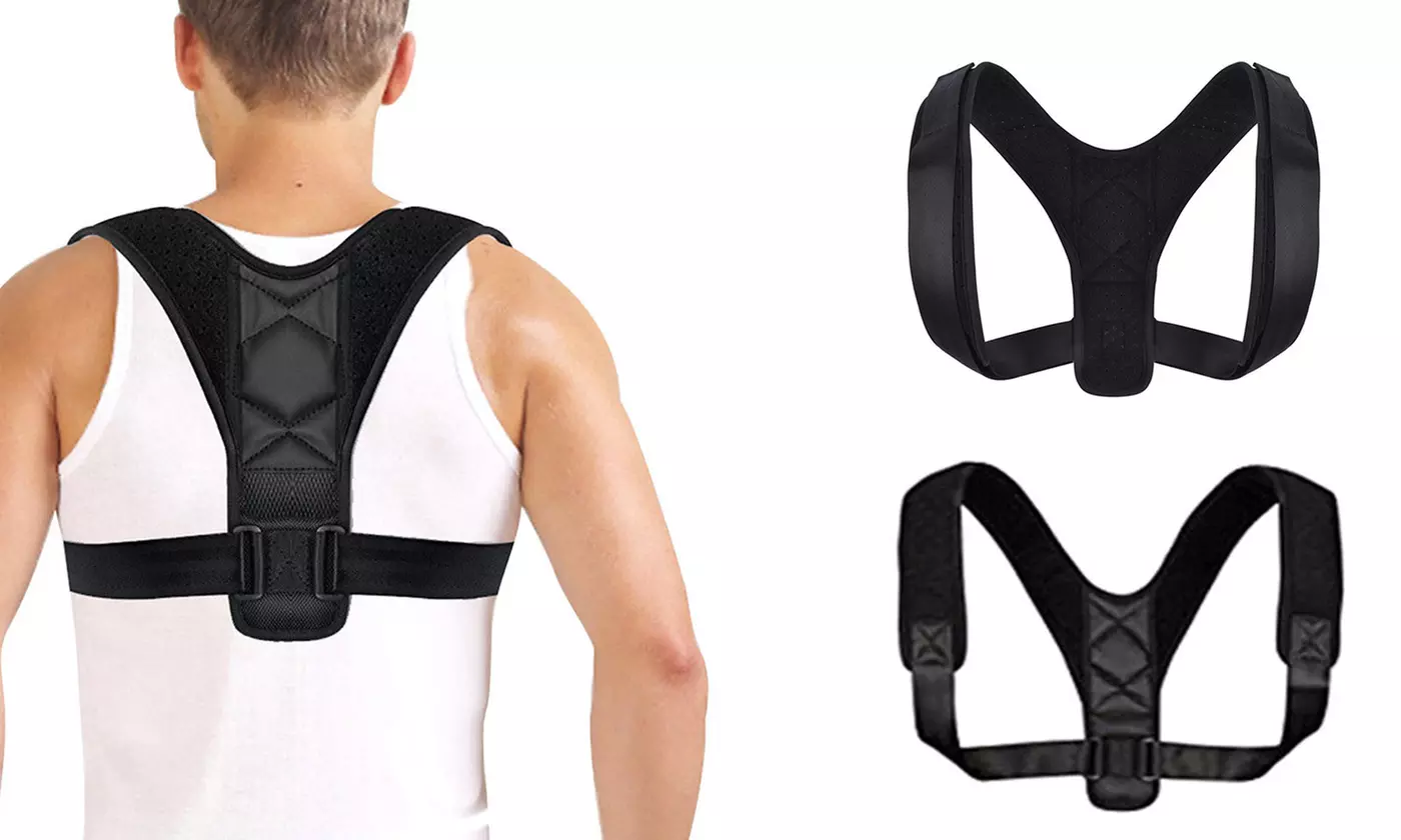 Posture Corrector Magnet Therapy Back Support Brace Adjustable Lumbar 