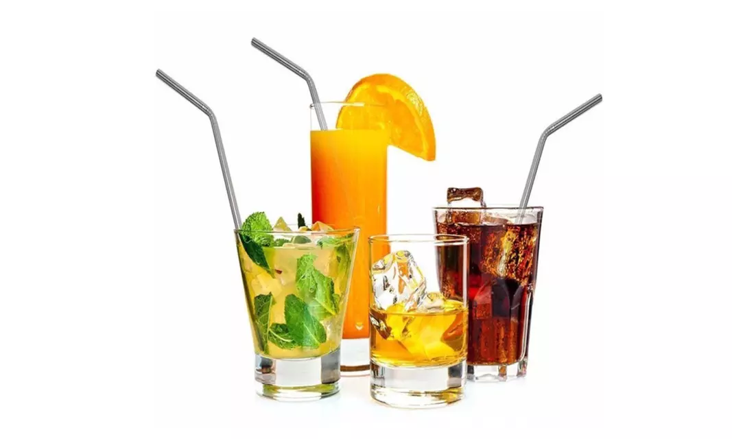 10.5 inch Long Reusable Stainless Steel Drinking Straws Brushes Kit