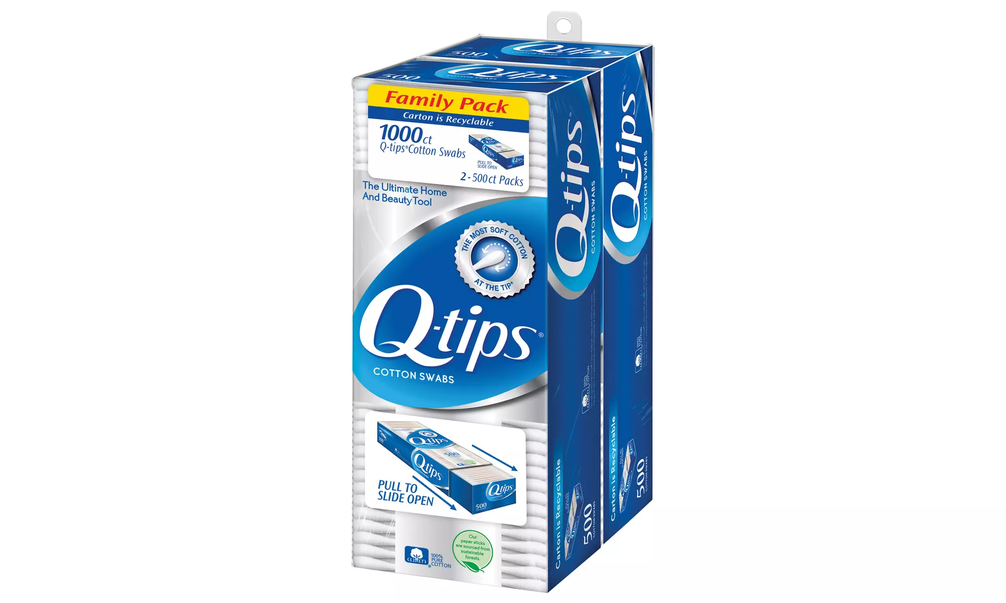 Q-tips Cotton Swabs, 1000 ct - Primary Image