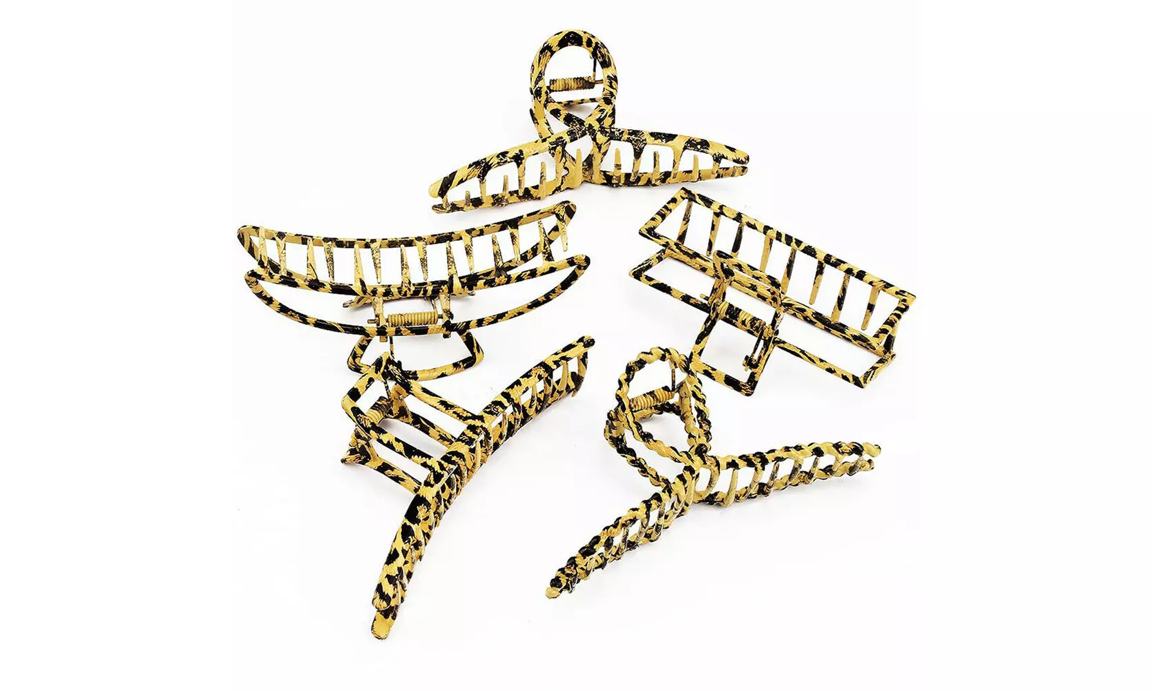 US 5-10 Pack Metal Jumbo Hair Claw Clip Large Strong Hold for Thick Hair Nonslip