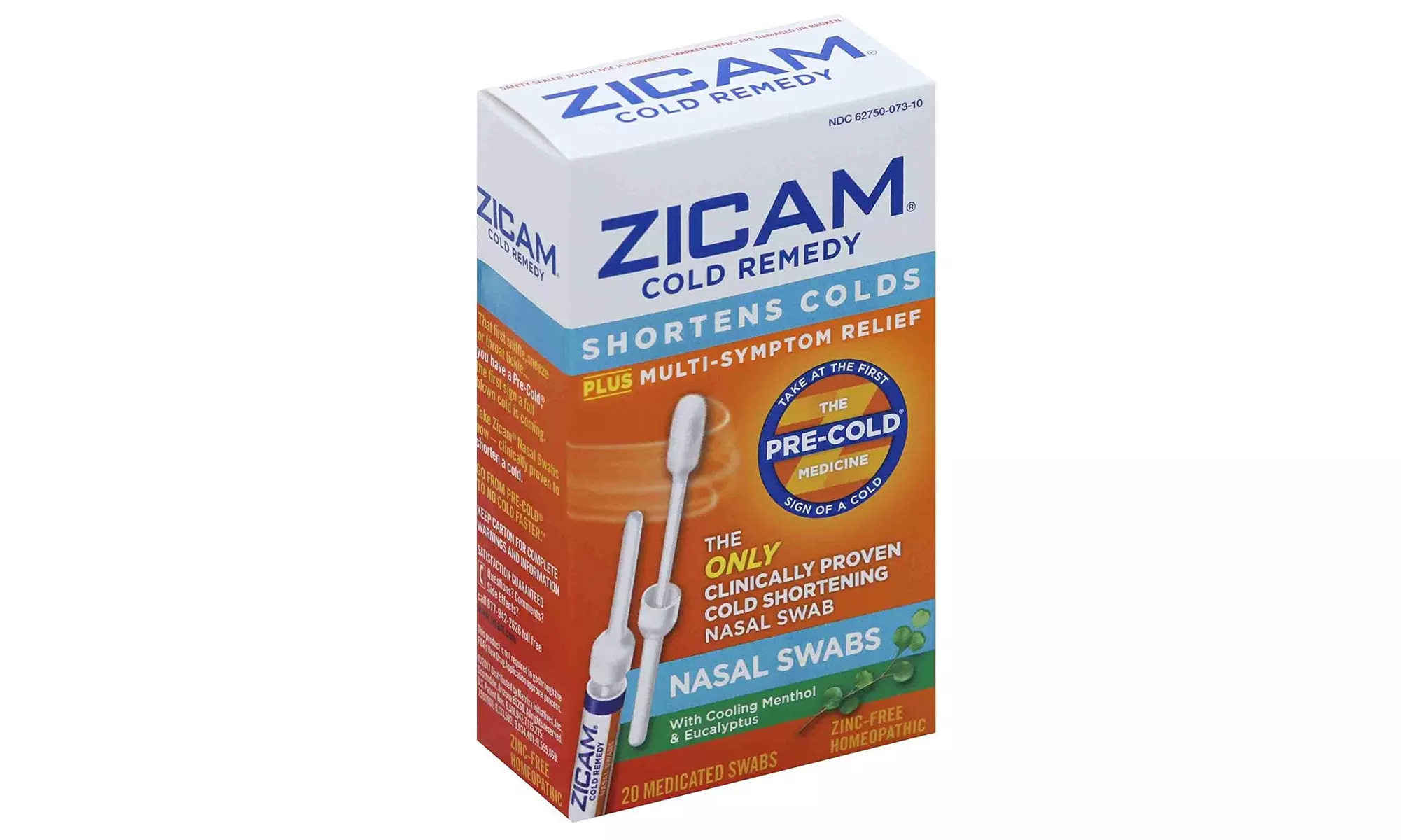 Zicam Cold Remedy Nasal Swabs - Second Medium