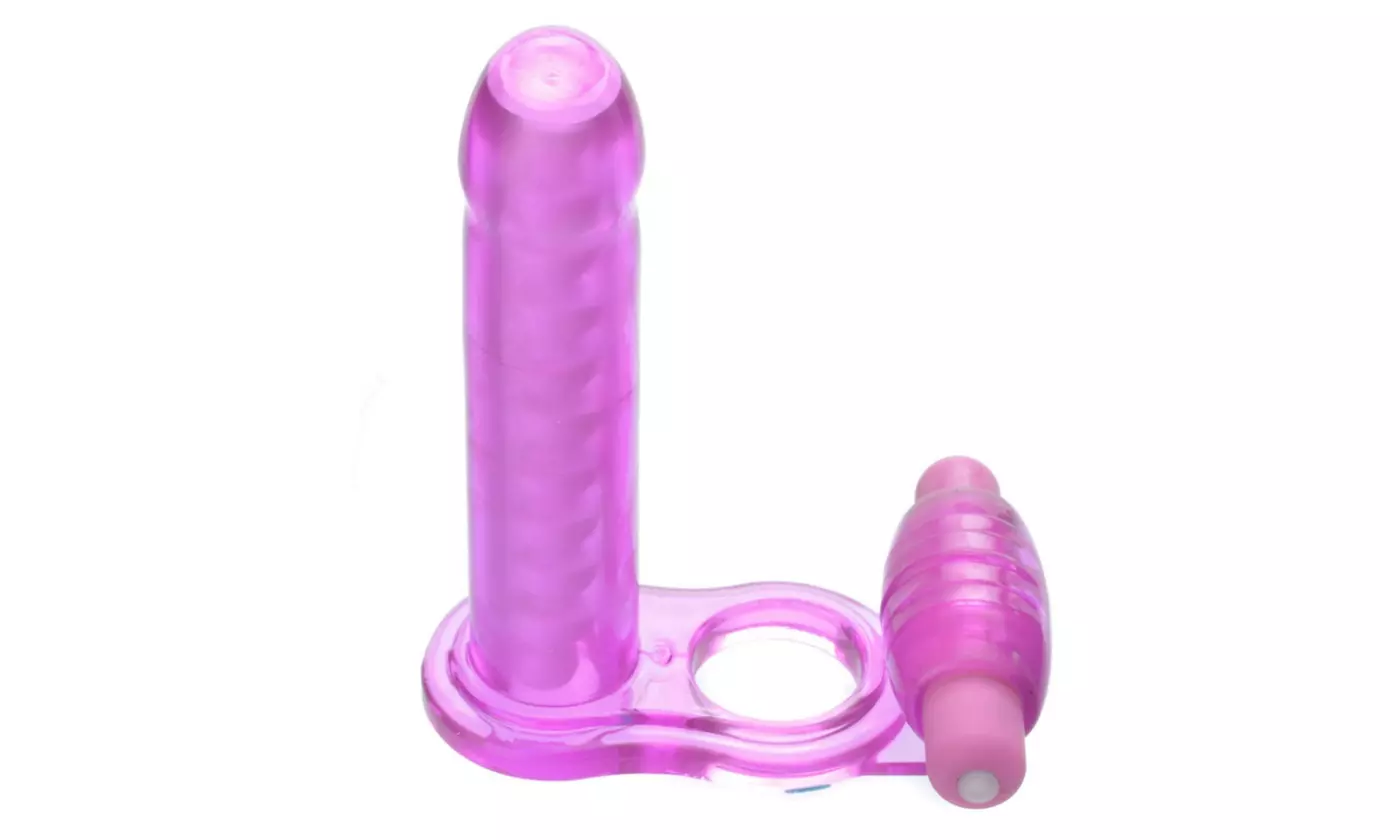 Adam and Eve DP Fantasy C-Ring with Dildo - Primary Image