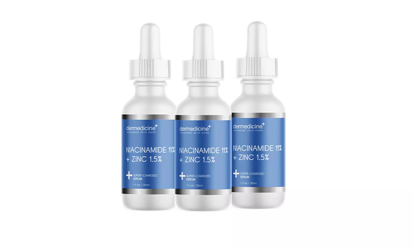 Niacinamide 11% and Zinc 1.5% Anti Aging Serum (3-pack) - Second Medium