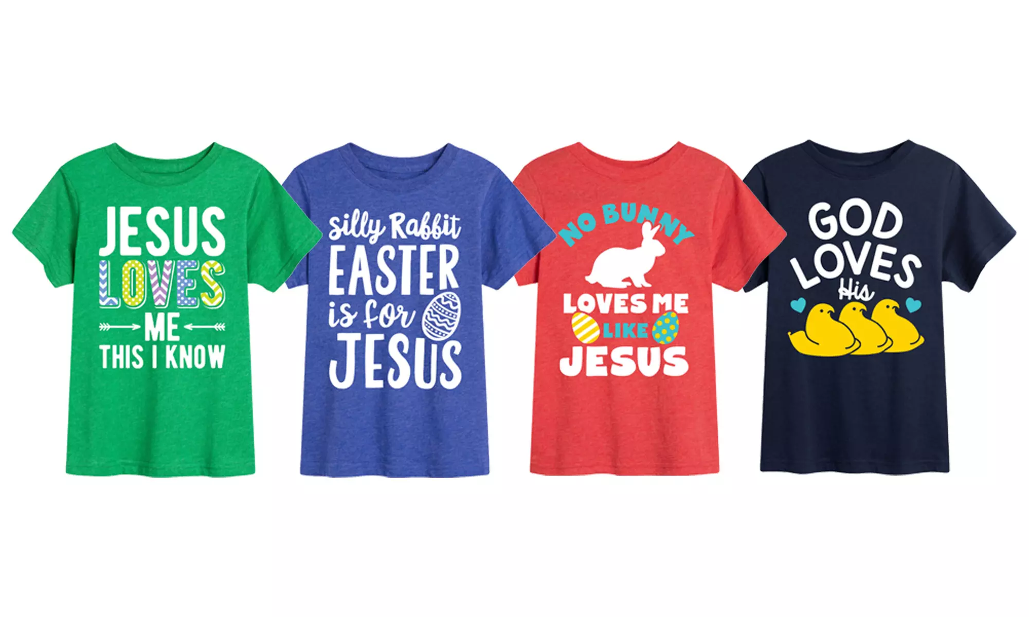 Solid Light: Kids' Easter Holiday T-Shirt - Primary Image