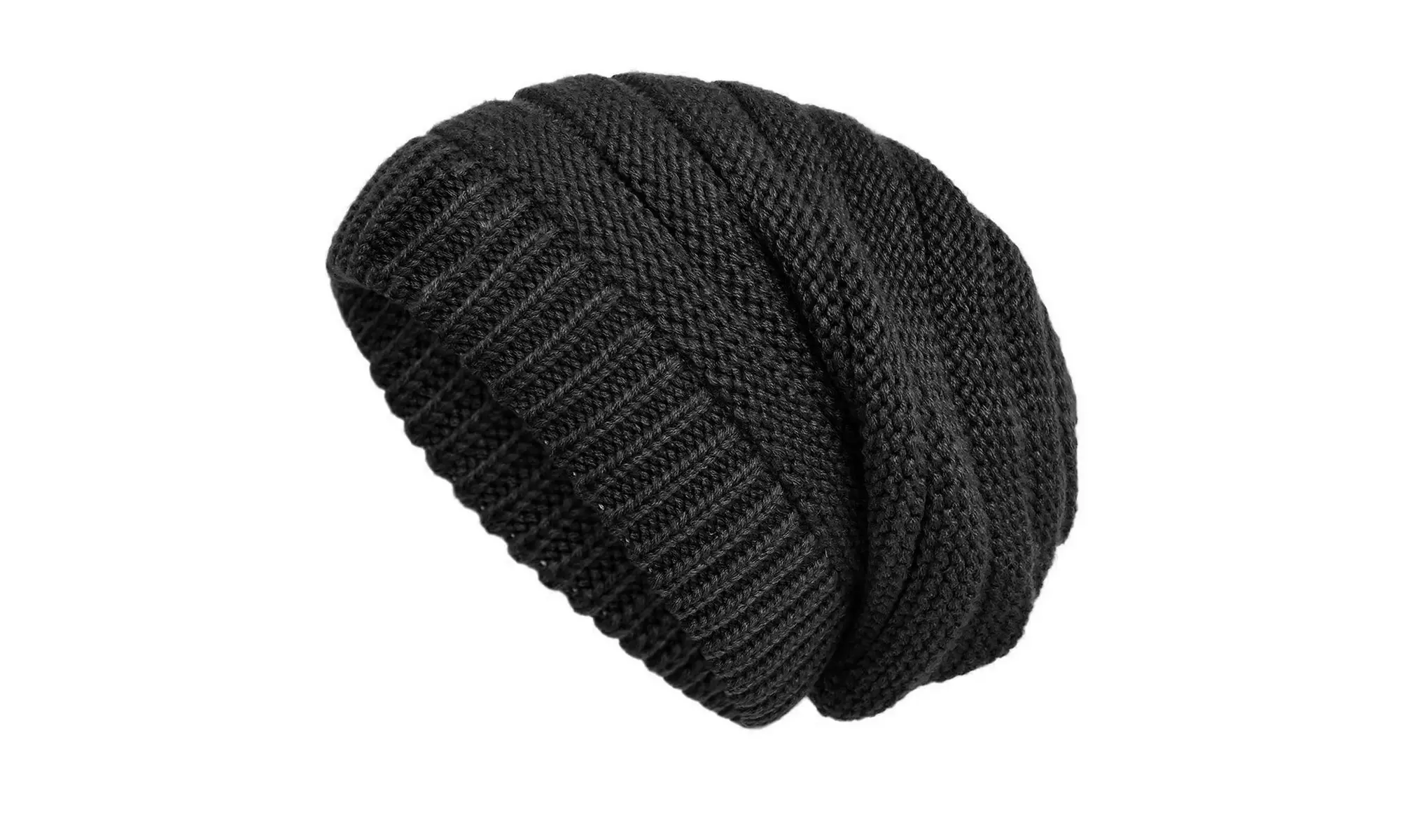 Winter Beanie Hat for Women Oversized Cable Knit Hats Warm Knit Beanie Cap - Second Medium