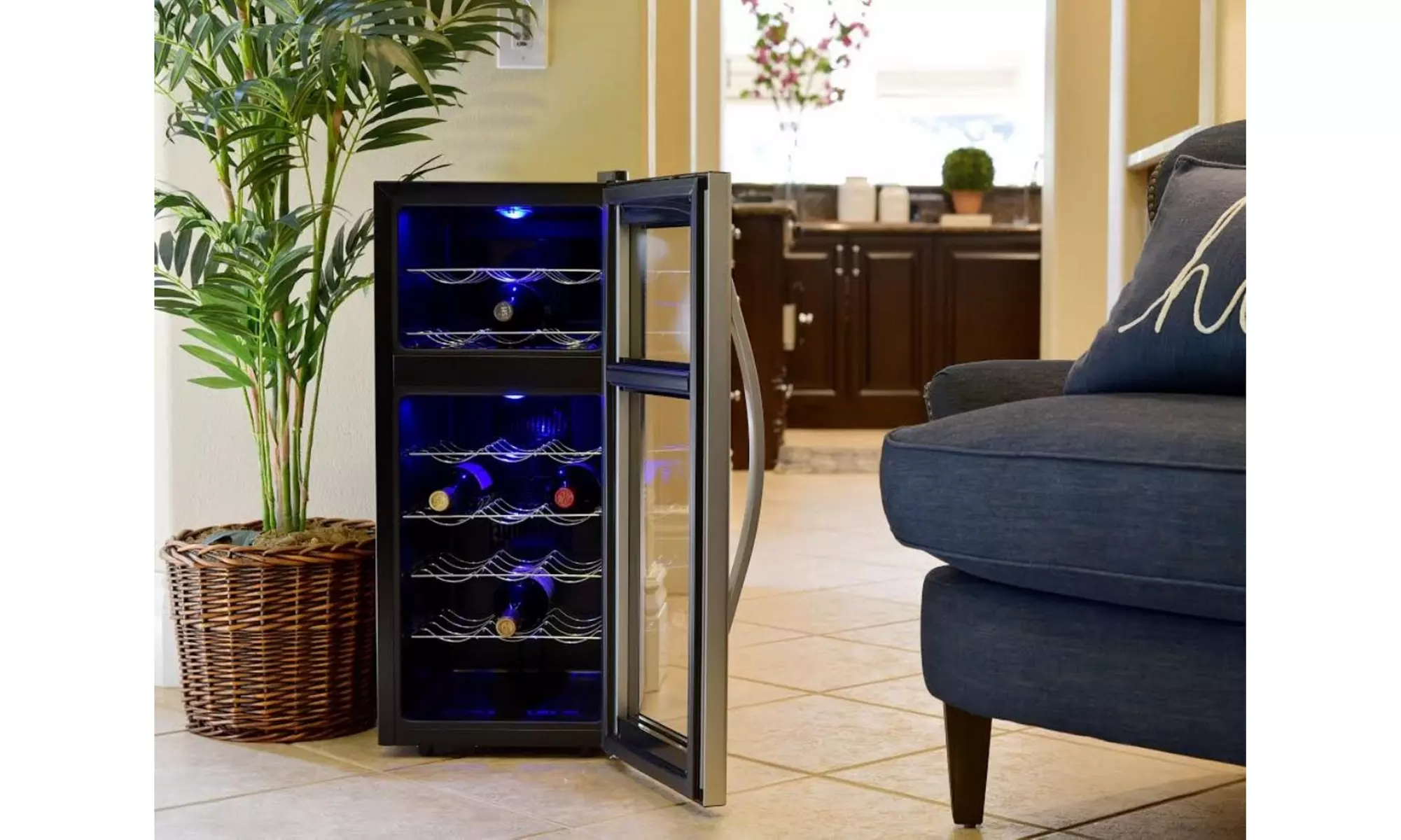 Remanufactured Avalon Bay 21-Bottle Dual Zone Thermoelectric Wine Cooler - Second Medium