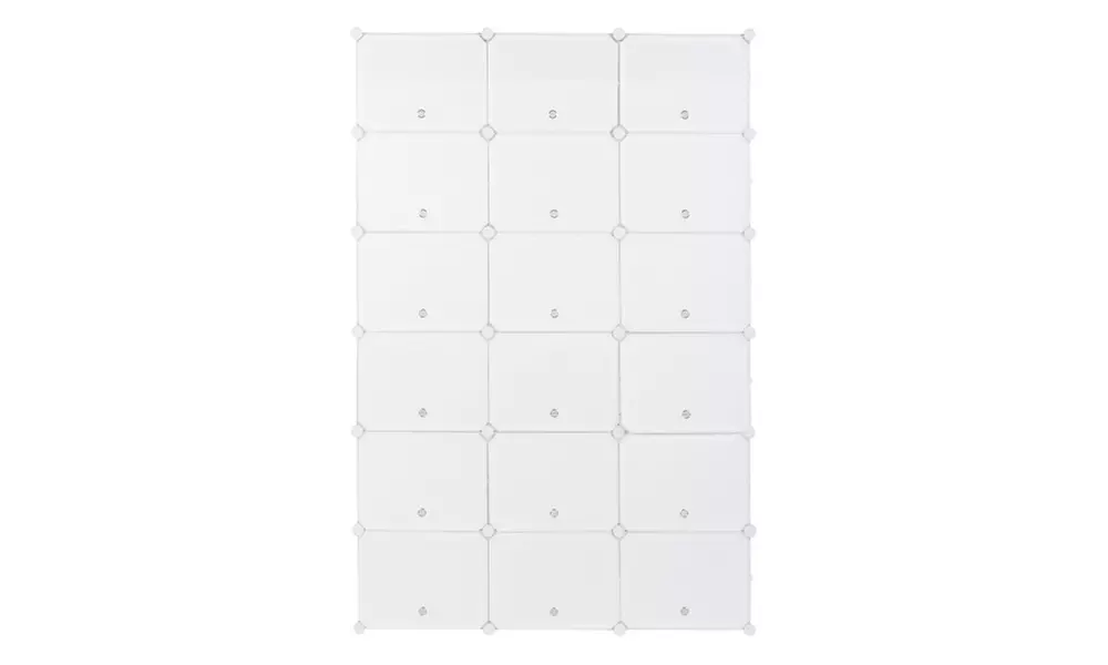 12-Tier 72 Pair Shoe Rack Organizer 36 Grids Tower Shelf Storage Cabinet - Primary Image