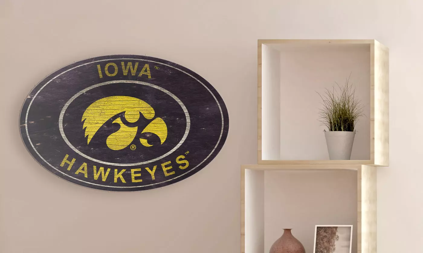 NCAA Heritage Team Logo Oval Sign - Primary Image