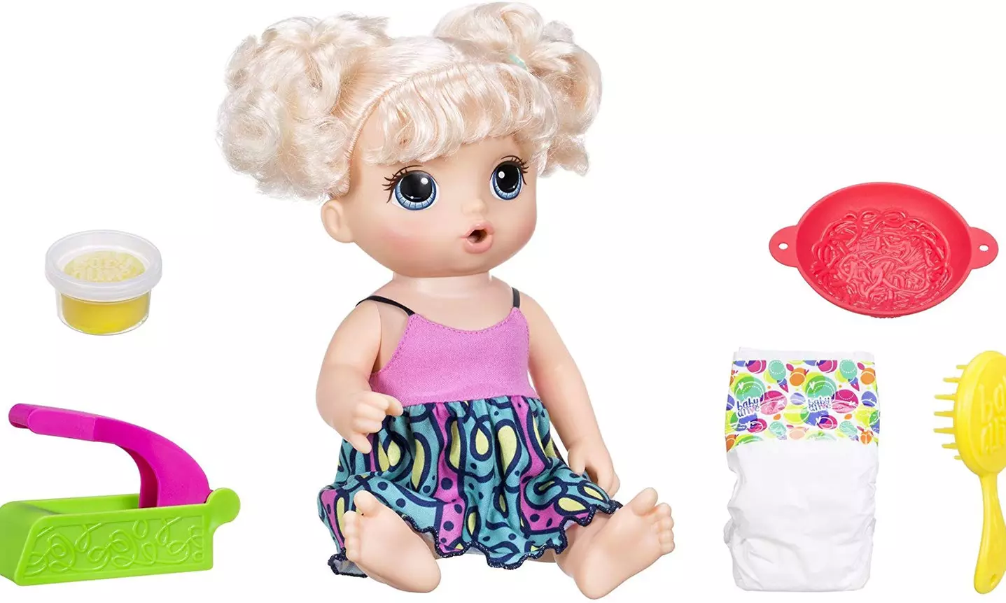 Baby Alive Super Snacks Snackin' Noodles Baby (Blonde) - Primary Image