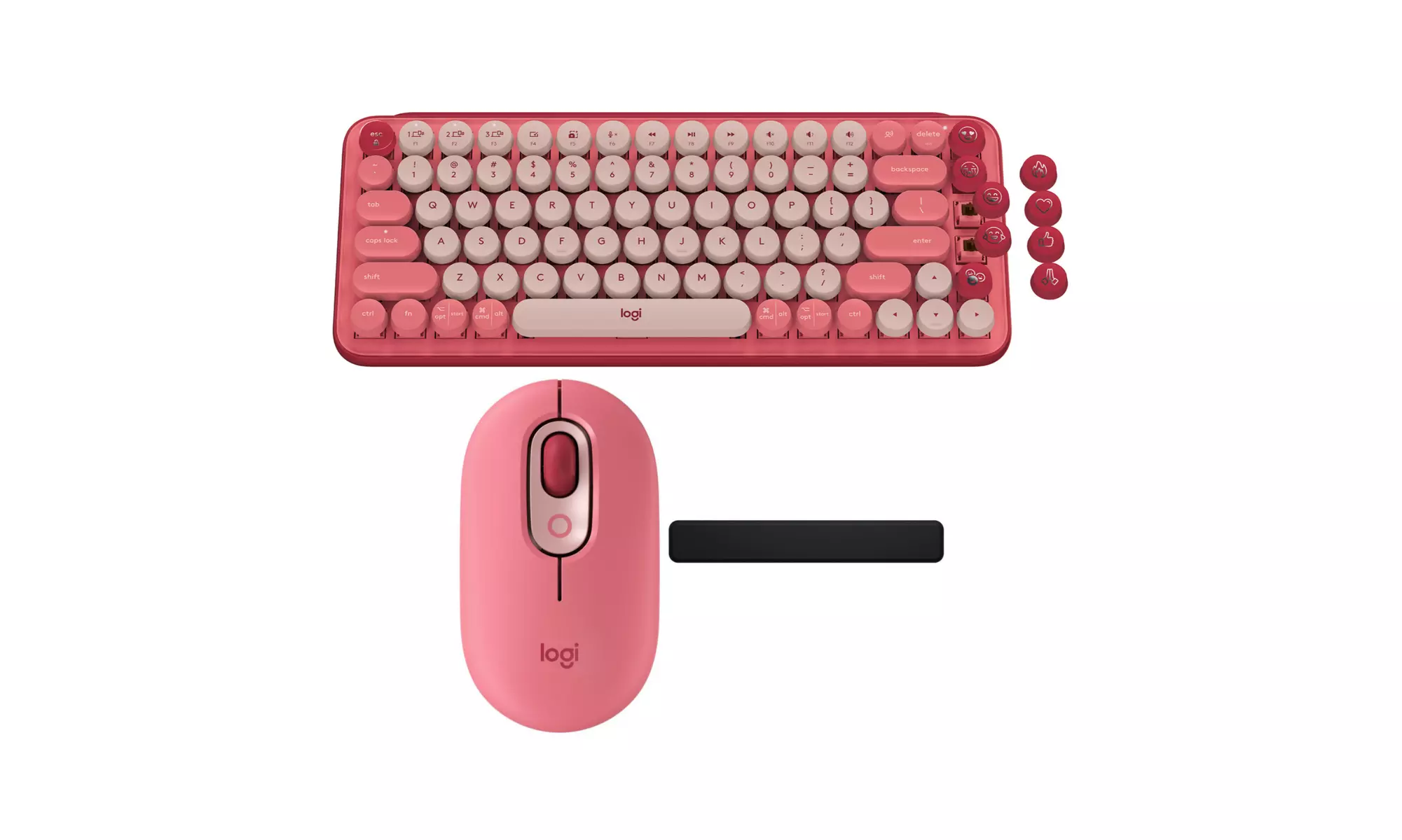 Logitech POP Keys Wireless Mechanical Keyboard With Custom Emoji Keys Bundle - Primary Image