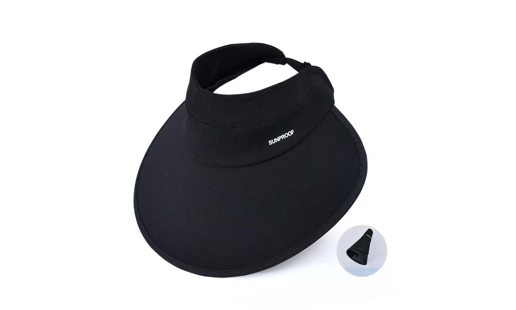 Big Brim Visor Hat with UV Protection - Second Medium