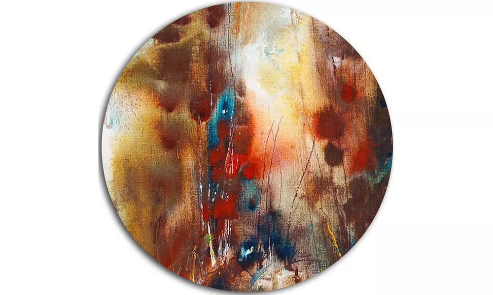 Artistic Brown' Abstract Metal Artwork - Second Medium
