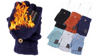 Unisex USB Electric Heated Gloves Full Half Finger 