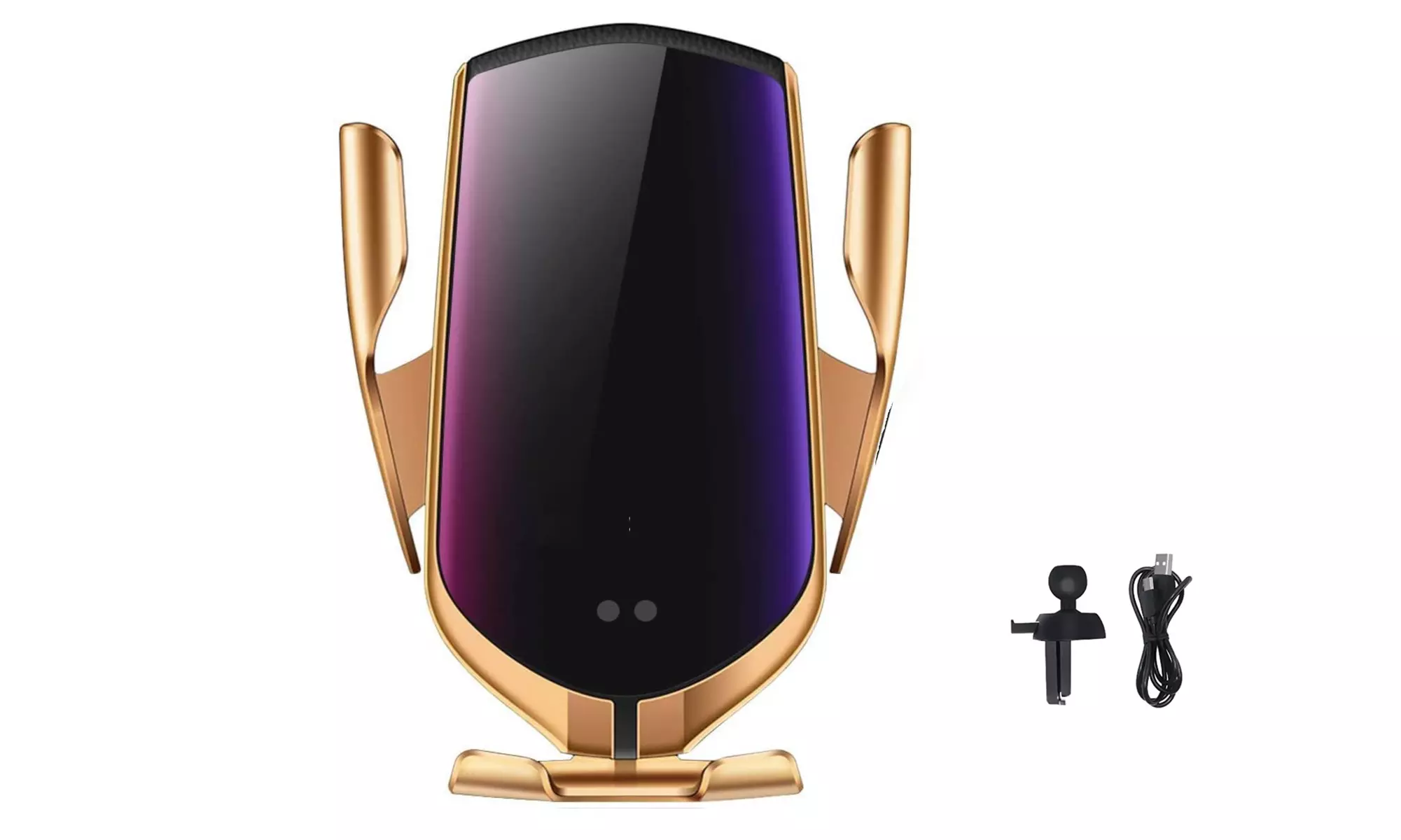 Automatic Clamping Wireless Charger & Car Cell Phone Holder - Second Medium